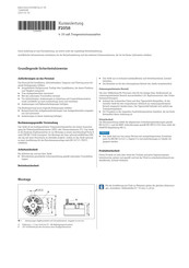 Endress+Hauser F2058 Kurzanleitung