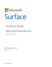 Microsoft Surface Book Benutzerhandbuch