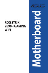 Asus ROG STRIX Z890-I GAMING WIFI Bedienungsanleitung