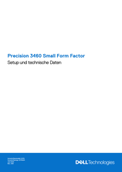 Dell Precision 3460 Small Form Factor Einrichtung Und Technische Daten