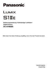 Panasonic Lumix S1IIE Bedienungsanleitung