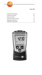 testo 0560 0460-ISO Bedienungsanleitung
