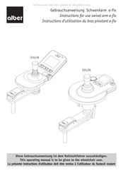 Alber e-fix E35 Gebrauchsanweisung