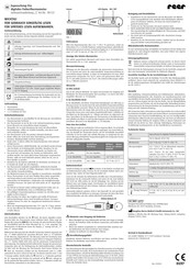 Reer ExpressTemp Pro Gebrauchsanleitung