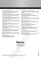 Hama 00095251 Bedienungsanleitung