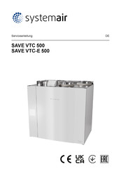 SystemAir SAVE VTC 500 Serviceanleitung