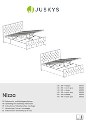 Juskys Nizza Gebrauchs- Und Montageanleitung