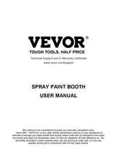 VEVOR 8X4.5X3.3 Benutzerhandbuch