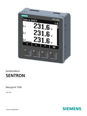 Siemens 7KM PAC1020 Gerätehandbuch
