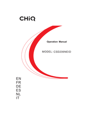 ChiQ CSD206NEID Betriebshandbuch