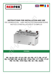 Redfox FE-1 TD Gebrauchs- Und Installationsanweisung