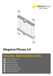 Jalousiescout Elegance Plissee 2.0 Originalmontageanleitung
