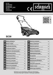 Scheppach SC38 Originalbetriebsanleitung