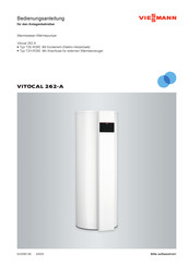 Viessmann Vitocal 262-A T2H-R290 Bedienungsanleitung