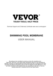 VEVOR 18FTX36FT+MITTELENDE STUFE Benutzerhandbuch