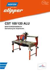 SAINT-GOBAIN NORTON clipper CST 100 ALU Benutzungshandbuch