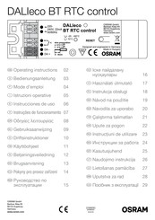 OSRAM DALIeco BT RTC control Bedienungsanleitung