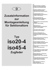 Novoferm iso20-4 Montageanleitung