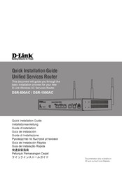 D-Link DSR-1000AC Installationsanleitung