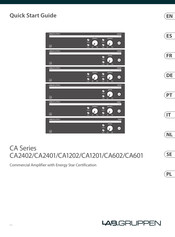 Lab.gruppen CA2402 Kurzanleitung