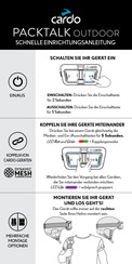 Cardo PACKTALK Schnelleinrichtungsanleitung