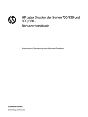 HP LASERJET ENTERPRISE 700 Serie Benutzerhandbuch