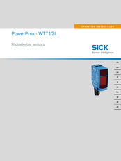 Sick PowerProx WTT12L Betriebsanleitung