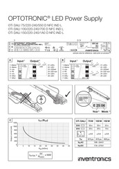 Inventronics OPTOTRONIC OTi DALI 75/220-240/550 D NFC IND L Kurzanleitung