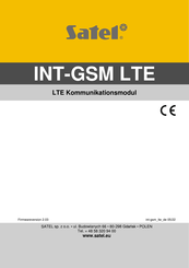 Satel INT-GSM LTE Bedienungsanleitung