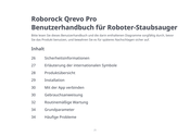 Roborock Qrevo Pro Benutzerhandbuch