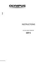 Olympus OEP-3 Bedienungsanleitung