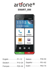 Artfone SMART 500 Bedienungsanleitung