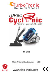 Turbotronic TURBO CYCLONIC TT-CV05 Bedienungsanleitung