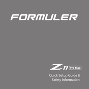 FORMULER Z11 Pro Schnelleinrichtungsanleitung