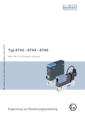 bürkert 8746 Profibus Ergänzung Zur Bedienungsanleitung