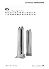 Grundfos SPO Montage- Und Betriebsanleitung