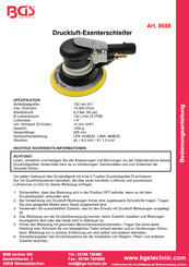 Bgs Technic 8688 Bedienungsanleitung