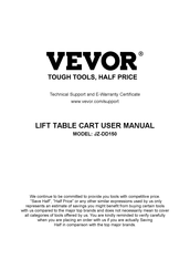 Vevor JZ-DD150 Benutzerhandbuch