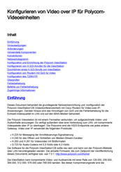 Polycom ViewStation 128 Konfigurieren