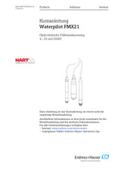 Endress+Hauser Waterpilot FMX21 Kurzanleitung