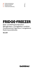 Gaggenau RB 289 Gebrauchsanleitung