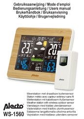 Alecto WS-1560 Bedienungsanleitung