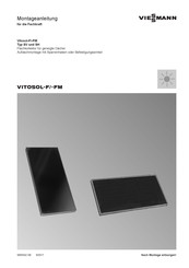 Viessmann Vitosol-F SV Montageanleitung Für Die Fachkraft