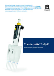 BRAND Transferpette S-8 Gebrauchsanleitung