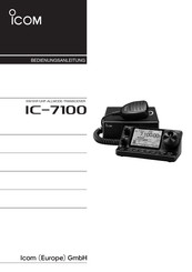 Icom IC-7100 Bedienungsanleitung