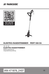 Parkside PERT 550 C6 Bedienungsanleitung
