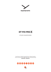 Beyerdynamic DT 990 PRO X Bedienungsanleitung
