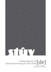 Stûv 16-cube Einbauanleitung Und Gebrauchsanweisung