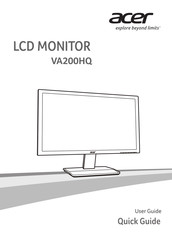 Acer VA200HQ Bedienungsanleitung
