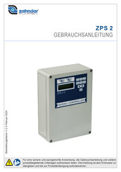 Zehnder Pumpen ZPS 2 -W 230 V Gebrauchsanleitung